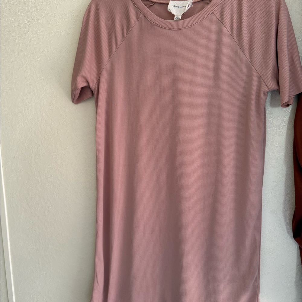 Pink Short Sleeve Dress